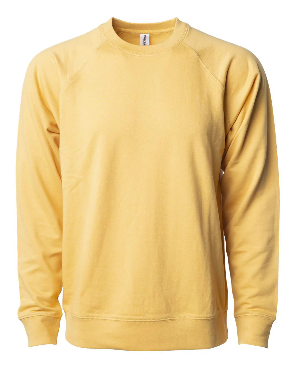 Independent Unisex Lightweight Loopback Terry Crew