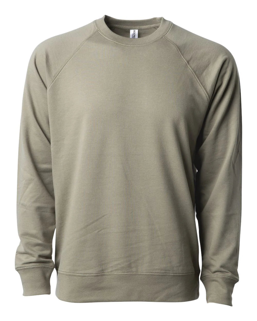 Independent Unisex Lightweight Loopback Terry Crew