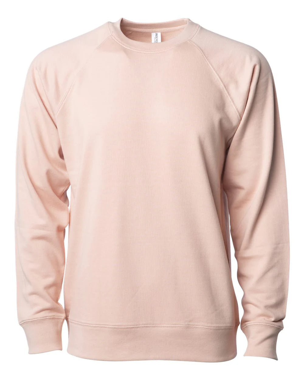Independent Unisex Lightweight Loopback Terry Crew