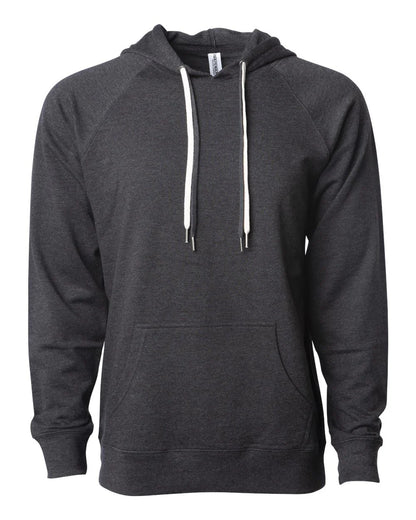 Independent Unisex Lightweight Loopback Terry Hooded Pullover