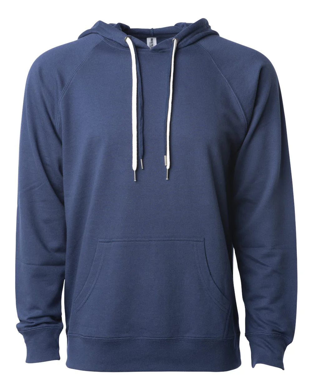 Independent Unisex Lightweight Loopback Terry Hooded Pullover