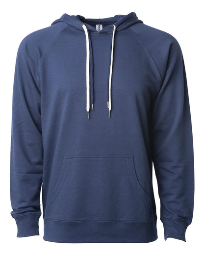 Independent Unisex Lightweight Loopback Terry Hooded Pullover
