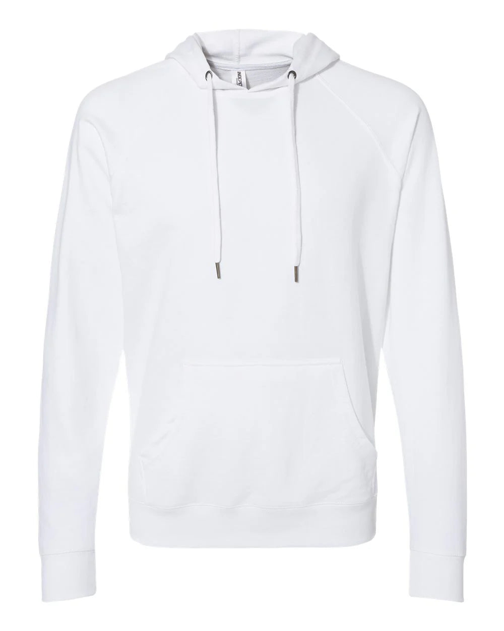 Independent Unisex Lightweight Loopback Terry Hooded Pullover