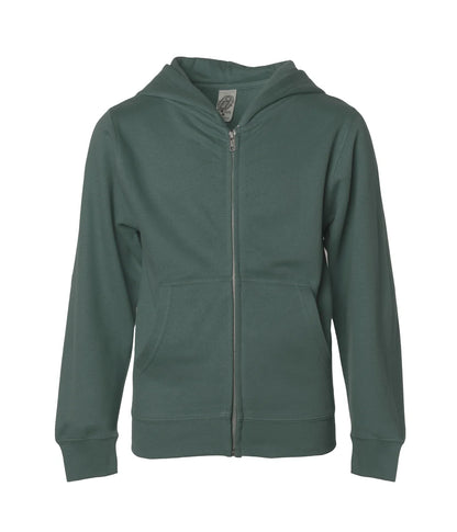 Independent 8.5oz. Youth Midweight Zip Hood