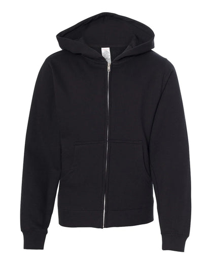 Independent 8.5oz. Youth Midweight Zip Hood