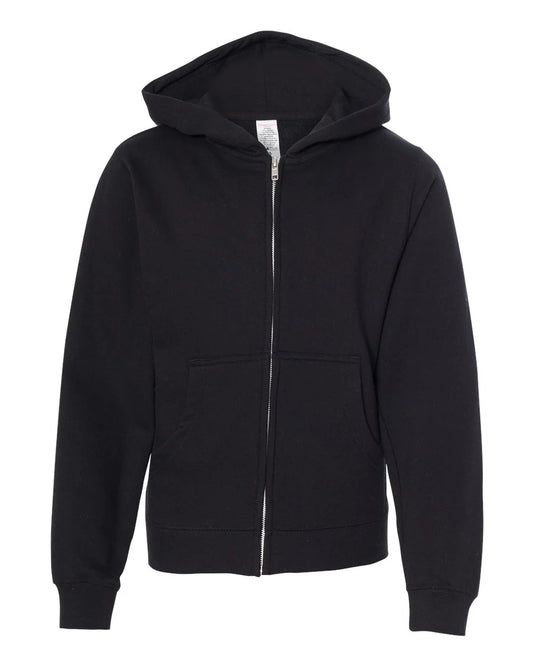 Independent 8.5oz. Youth Midweight Zip Hood