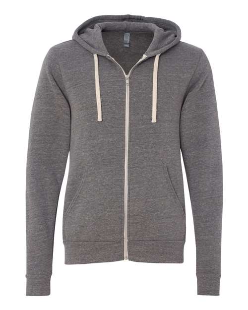BELLA + CANVAS Unisex Triblend Sponge Fleece Full-Zip Hoodie Sweatshirt